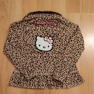 Hello Kitty Leopard Print Jacket